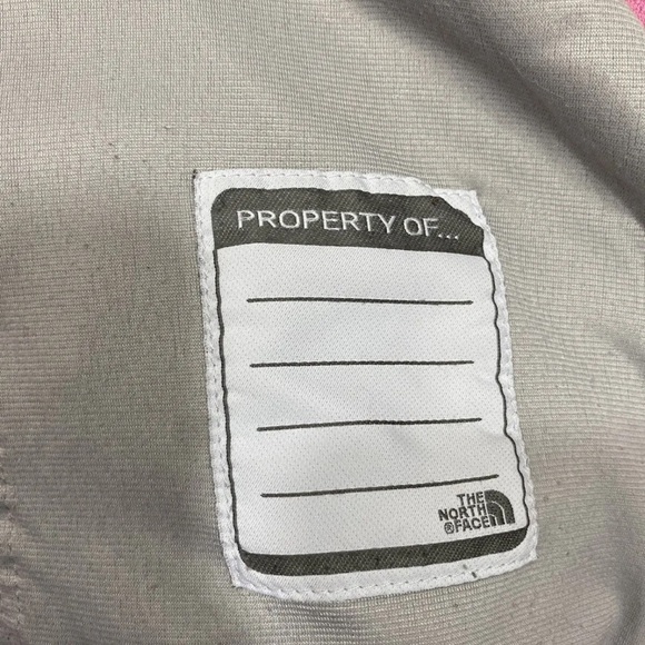 THE NORTH FACE Pink Gray Fleece Full Zip Long Sleeve Jacket Girls Youth Size XL - Picture 8 of 10